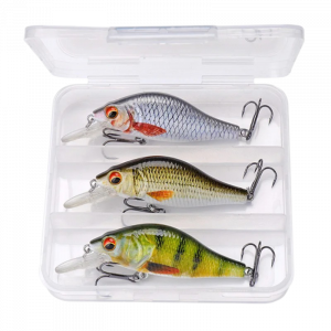 3pcs Minnow Lure Set - Hard Crankbait